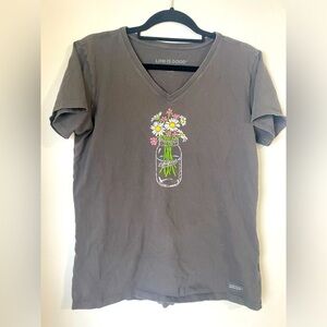 LIFE IS GOOD Women's Daisy CrusherTee